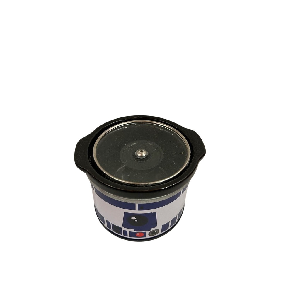 Star Wars R2-D2 Slow Cooker 0.65qt White Blue Droid Mini Crockpot Unisex